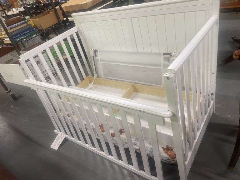 Graco Hadley Convertible Crib with Drawer - White