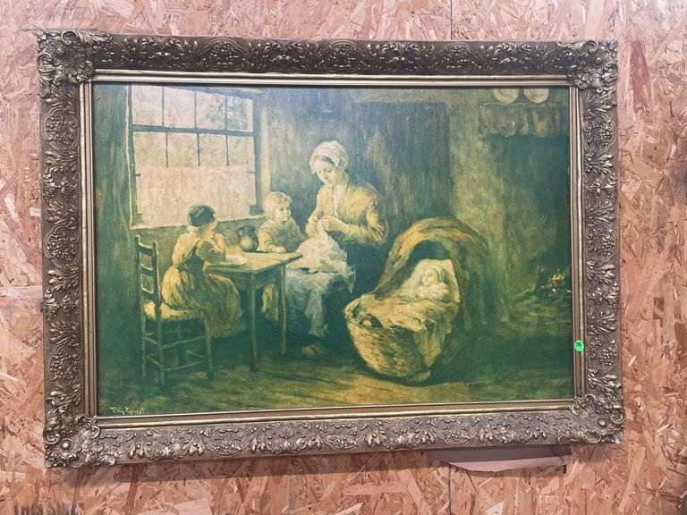 Framed 'T.G. Grust' Painting