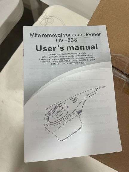 LaeBeeUo Mite Removal Vacuum Cleaner UV-838