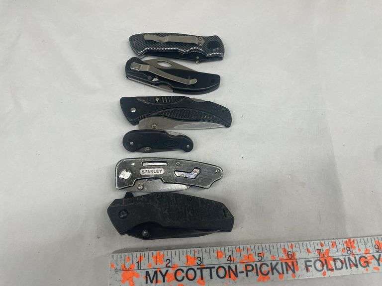 (6) Folding Pocket Knives image