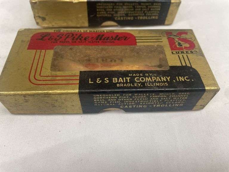 (2) L&S Pike-Master Fishing Lures in Original Boxes