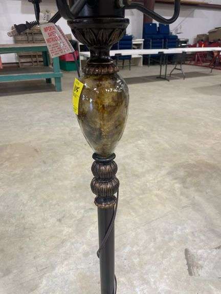Decorative Floor Lamp with White Shade