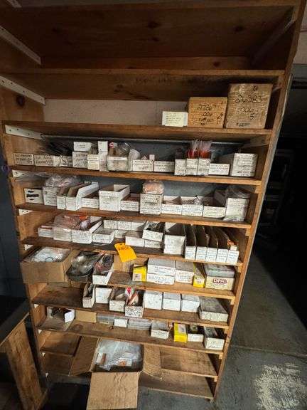 Wood Shelf & All Contents of Parts