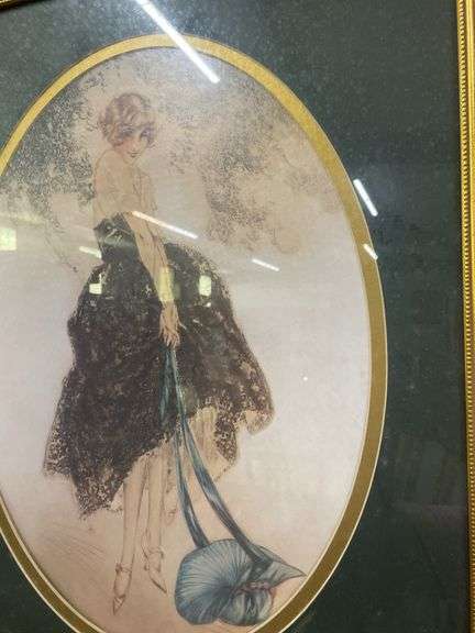 Framed Art Deco Style Print