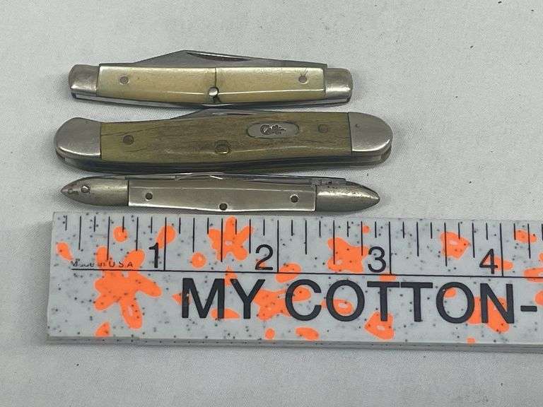 (3) Small 2-Blade Pocket Knives