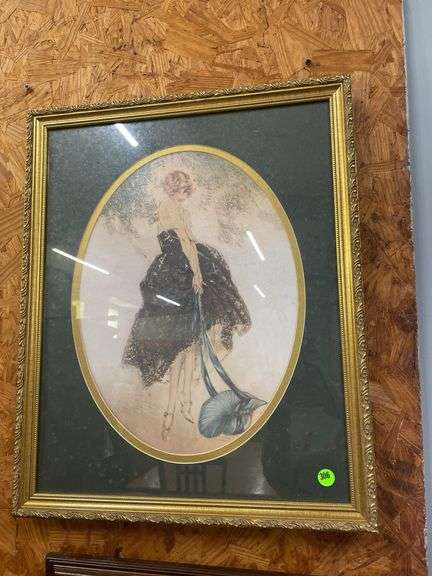 Framed Art Deco Style Print