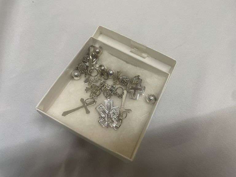 Assorted Jewelry Collection in Woven Basket