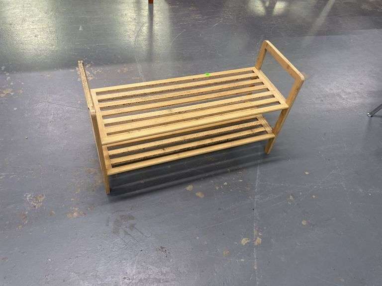 Wood Shoe Rack