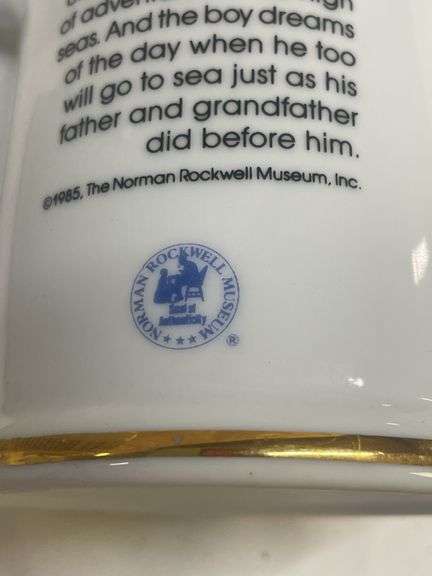 (4) Norman Rockwell Mugs