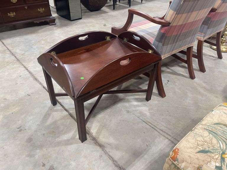 Mahogany Butlers Tray Table