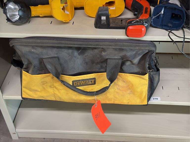 DeWalt & Ryobi Power Tools with Case and Tool Bag