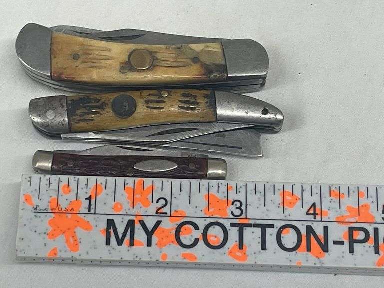 (3) Pocket Knives