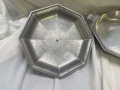 Pewter Dish and Serving Tray
