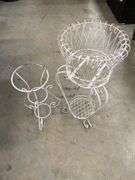 (2) Metal Plant Stands