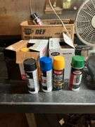 Boxes of Spray Paint