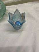 Fenton Carnival Glass Candle Holders