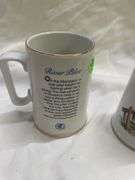 (4) Norman Rockwell Mugs