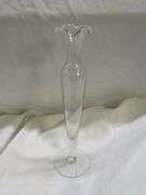 Glass Tray and Vase