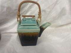 Frankoma Christmas Graeber Bowl and Teapot