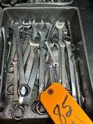 (4) Pans of Wrenches & Sockets