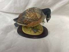 Goose Figurine with Duck Table Decor