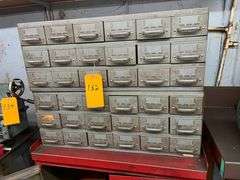 Metal Cabinet with Drawers