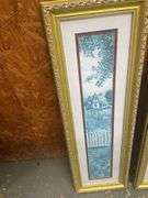 Pair of Framed Prints with Country Cottage Scenes