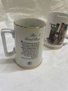 (4) Norman Rockwell Mugs