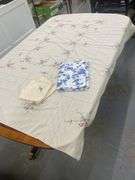 Embroidered Tablecloth, Napkins & Runner