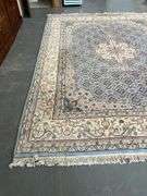Large Area Rug with Floral Pattern