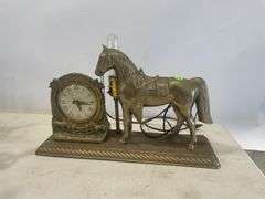 Lanshire Horse Clock Lamp