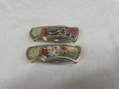 (2) Pocket Knives - Confederate Themed