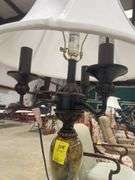 Decorative Floor Lamp with White Shade