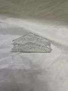 (2) Pressed Glass Pitchers and Leaded Crystal Napkin Holder