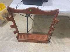 Wooden Gun Rack with Drawer