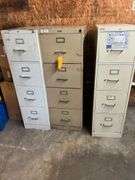 (3) 4-Drawer Filing Cabinets