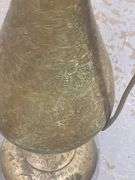 Etched India Brass Pitcher