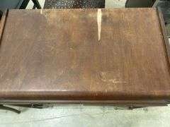 Small Wood Desk with Drawers