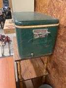 Large Green Cooler with Handle and Spigot