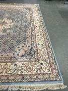 Large Area Rug with Floral Pattern