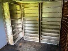 (3) Metal Shelves