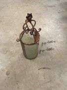 Metal and Glass Hanging Lantern