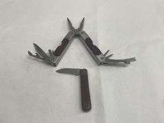 Multi-Tool Pliers and Pocket Knife