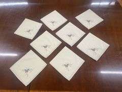 Embroidered Tablecloth, Napkins & Runner