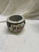 Oriental Floral Vase and Flower Pot