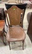Wooden Chair with Carved Detail