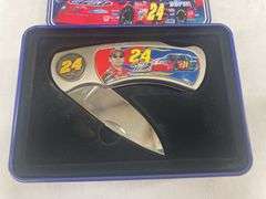 Jeff Gordon Pocket Knife with Display Tin