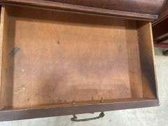 Small Wood Desk with Drawers