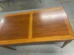 Classic Wood Desk with Three Drawers