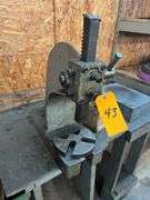 (2) Wood Tables with Arbor Press